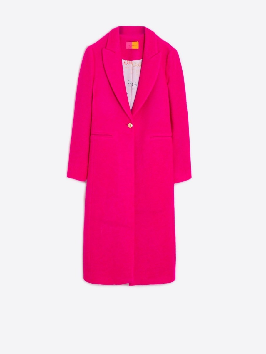 By Product Vilagallo | Katherin Coat Neon Pink