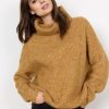 By Product Soya Concept | Torino Sweater - Camel Brown/Beige