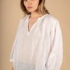 By Product Zyga Linn Laundry | Billie Linen Gauze Blouse White