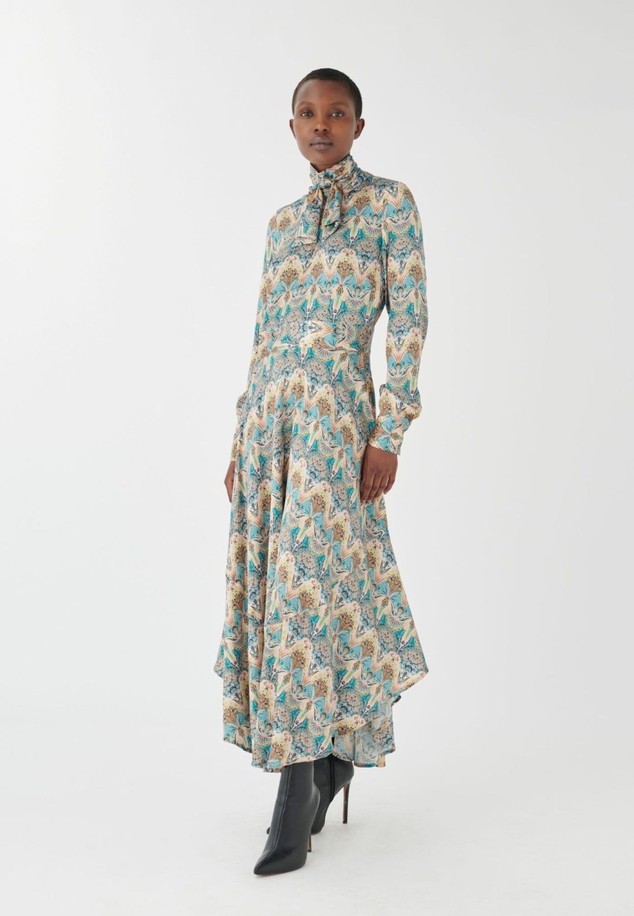 By Product Dea Kudibal | Olga Dress - Alcazar Eucalpyptus Blue