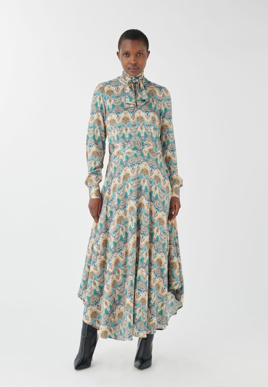 By Product Dea Kudibal | Olga Dress - Alcazar Eucalpyptus Blue