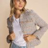 By Product Mos Mosh | Mmellis Boucle Jackete Ecru