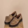 By Product Mos Mosh | Costa Rica Suede Loafers Beige