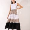 By Product Purotatto | Linen Dress Black White