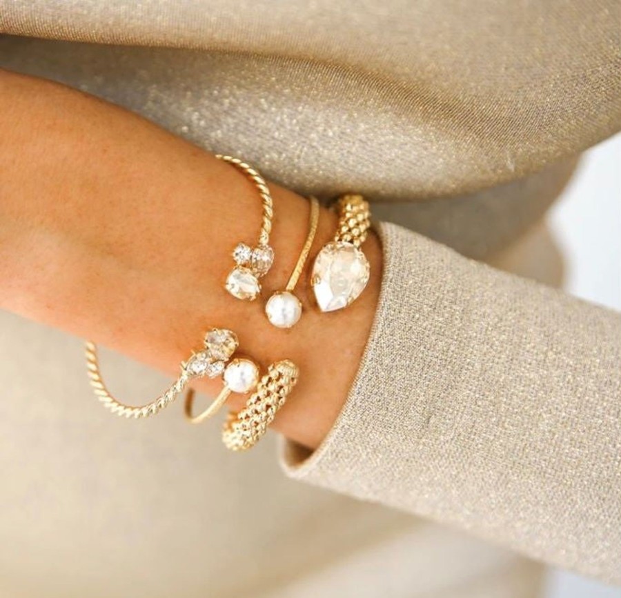 By Accessory Caroline Svedbom | Alisia Bracelet En Combo Gold