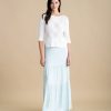 By Product Marble | Maxi Skirt Aqua