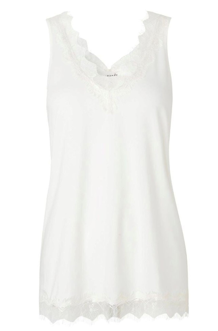 By Product Rosemunde | Billie Lace Camisole Top Ivory