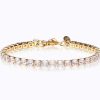 By Accessory Caroline Svedbom | Zara Cubic Zirconia Crystal Bracelet Gold