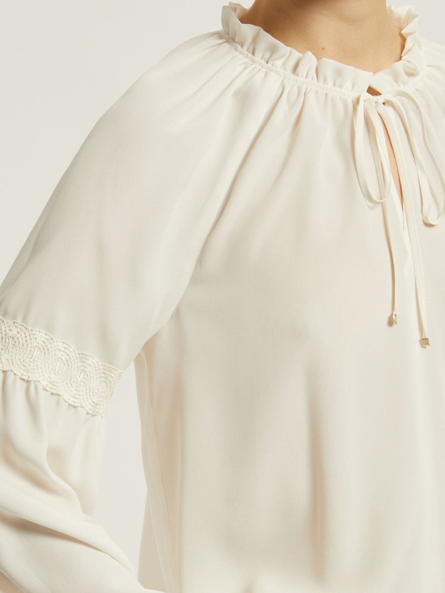 By Product Penny Black | Norvegia Ivory Blouse Cream