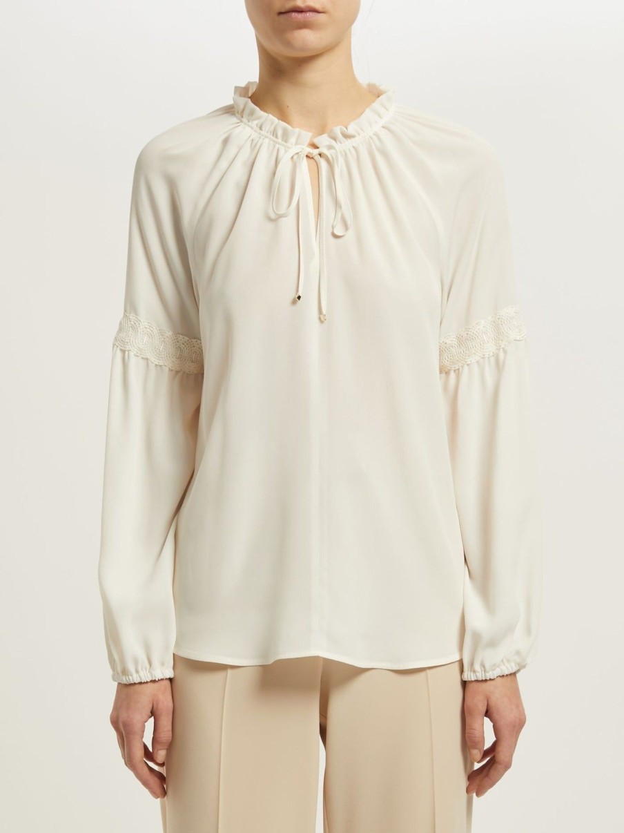 By Product Penny Black | Norvegia Ivory Blouse Cream