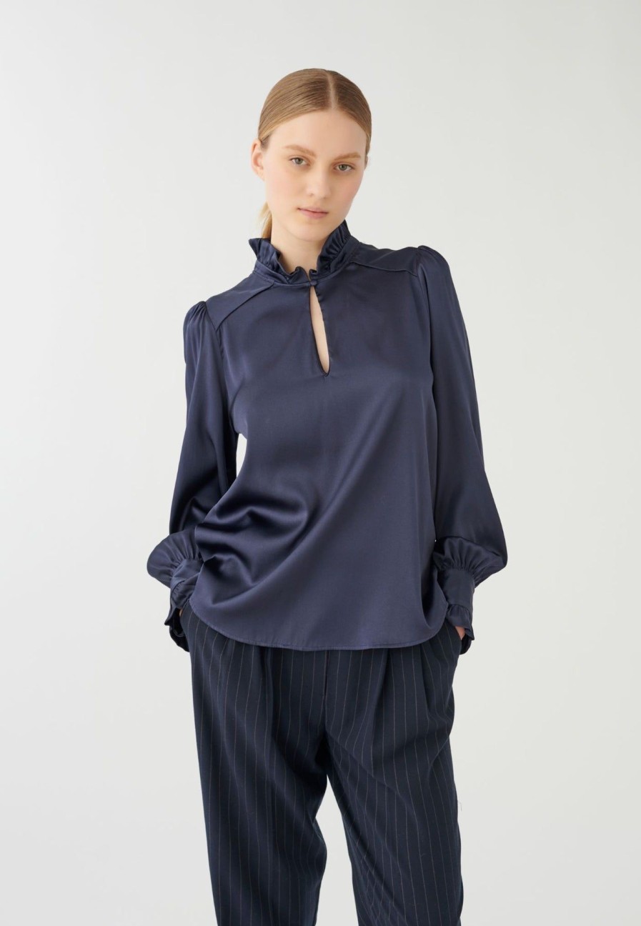 By Product Dea Kudibal | Merle Blouse - Optical Blue