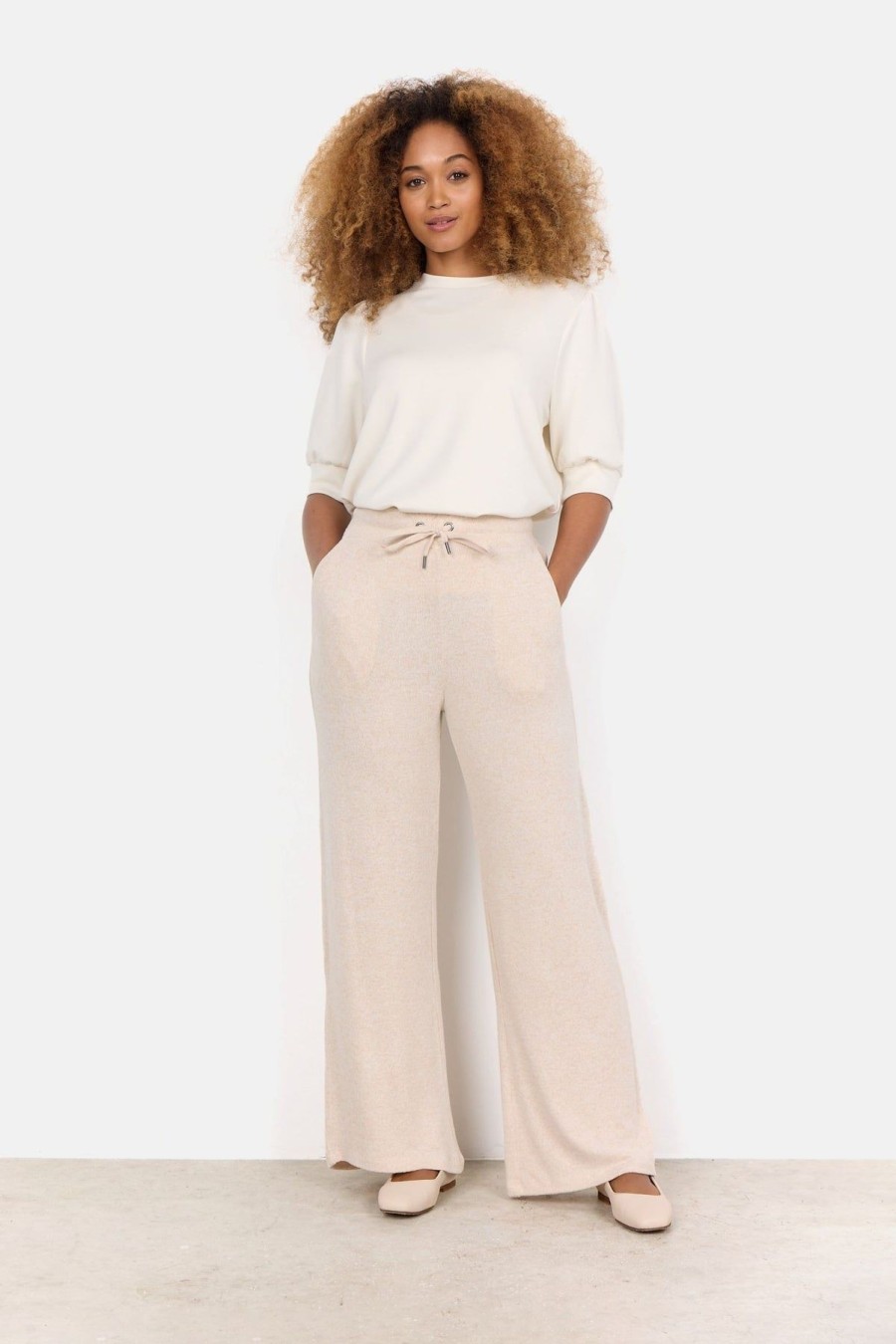 By Product Soya Concept | Biara Loungewear Pants Sand