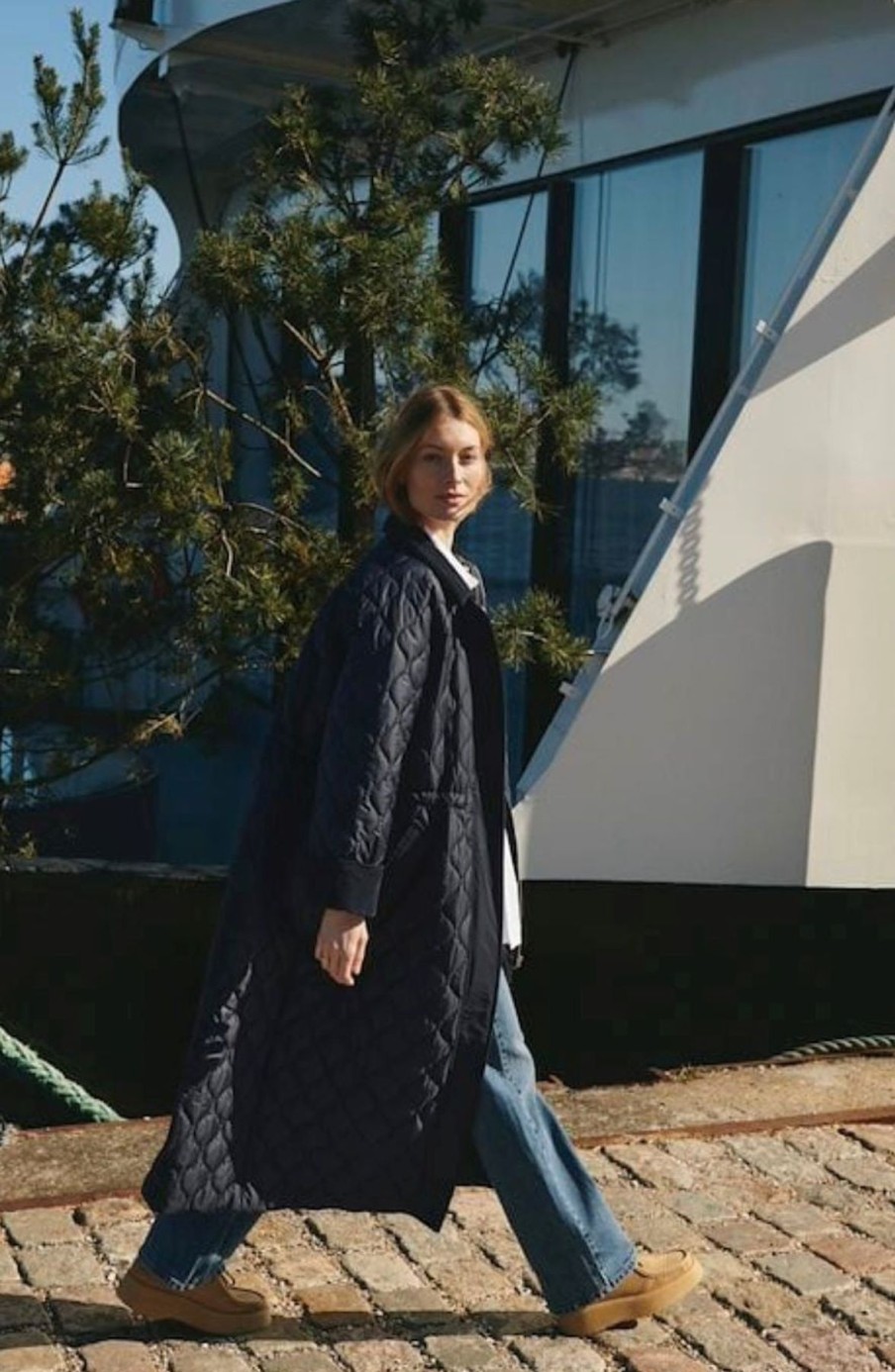 By Product Part Two | Elisa Coat Navy