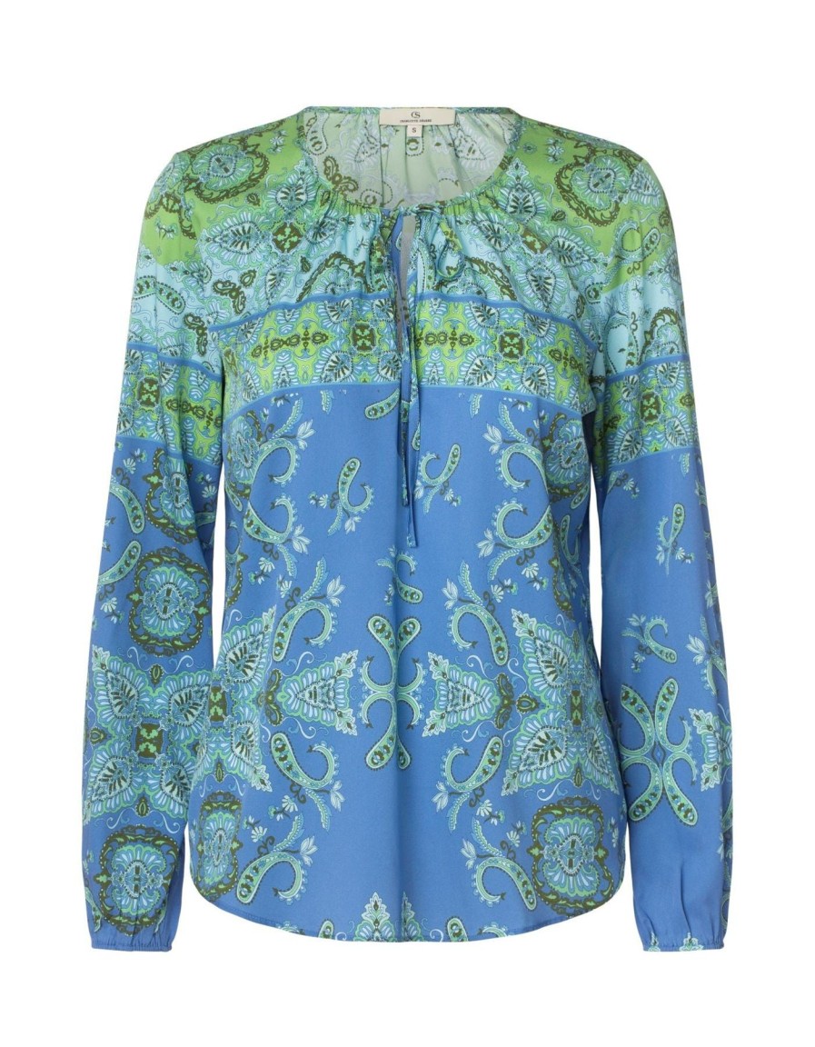 By Product Charlotte Sparre | String Silk Blouse Blue