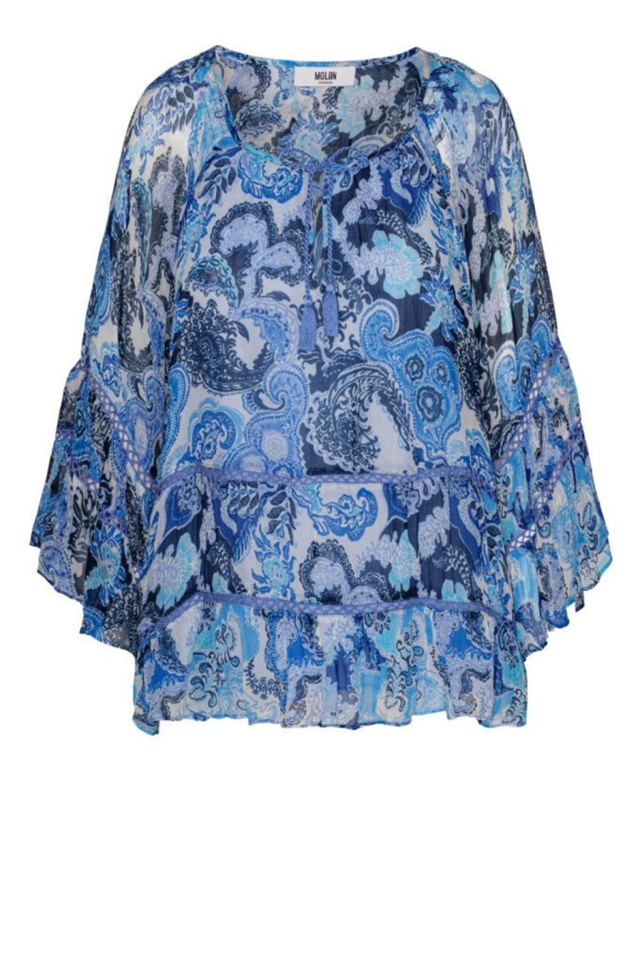 By Product Moliin | Gillian Blouse - Baltic Sea Blue