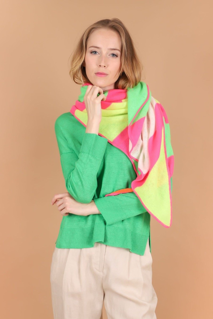 By Product Estheme Cashmere | Vibrant Cashmere Wrap Multi