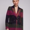 By Product Vilagallo | Ingrid Checked Blazer Green