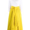 By Accessory Sara Roka | Lemon Cummerbund Grosgrain Belt Yellow