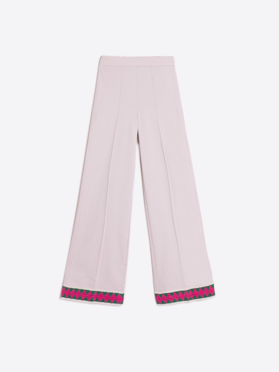 By Product Vilagallo | Beatriz Marfil Trousers - Ivory Stone