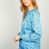 By Product Primrose Park | Sandy Open Blouse Blue