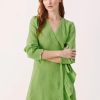 By Product Part Two | Sol Dress - Grass Green Lime Green