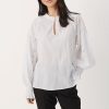 By Product Part Two | Stasia Broderie Anglaise Blouse White