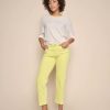 By Product Mos Mosh | Stella Stone Jeans In Yellow Plum Lime Green