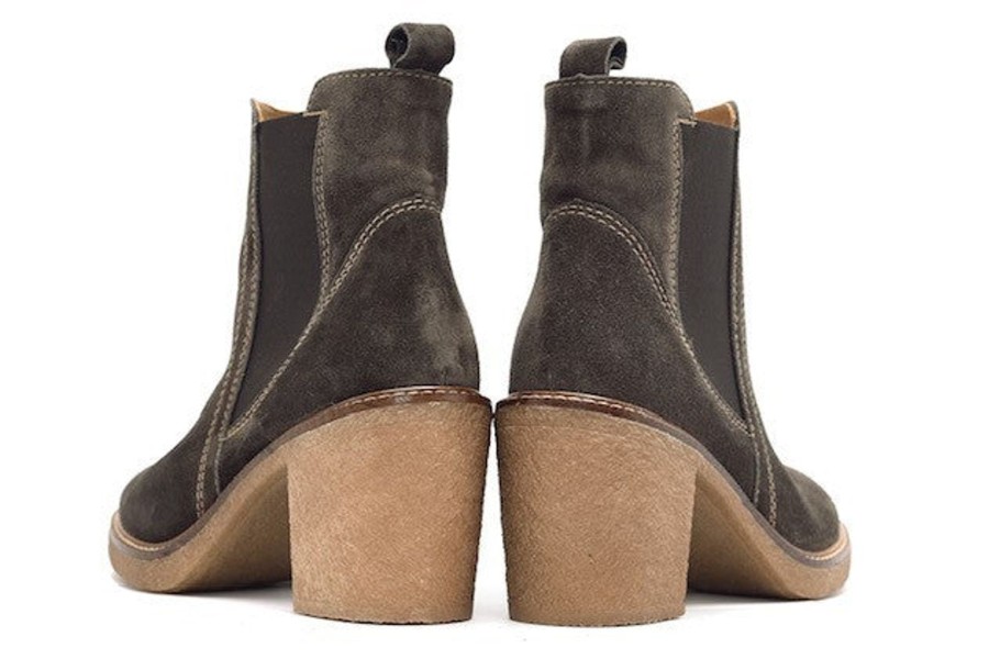 By Product Alpe | Taupe Heeled Boots