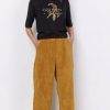 By Product Soya Concept | Bindi Cord Trousers Mustard