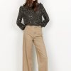 By Product Soya Concept | Essen Wide Leg Jean Taupe