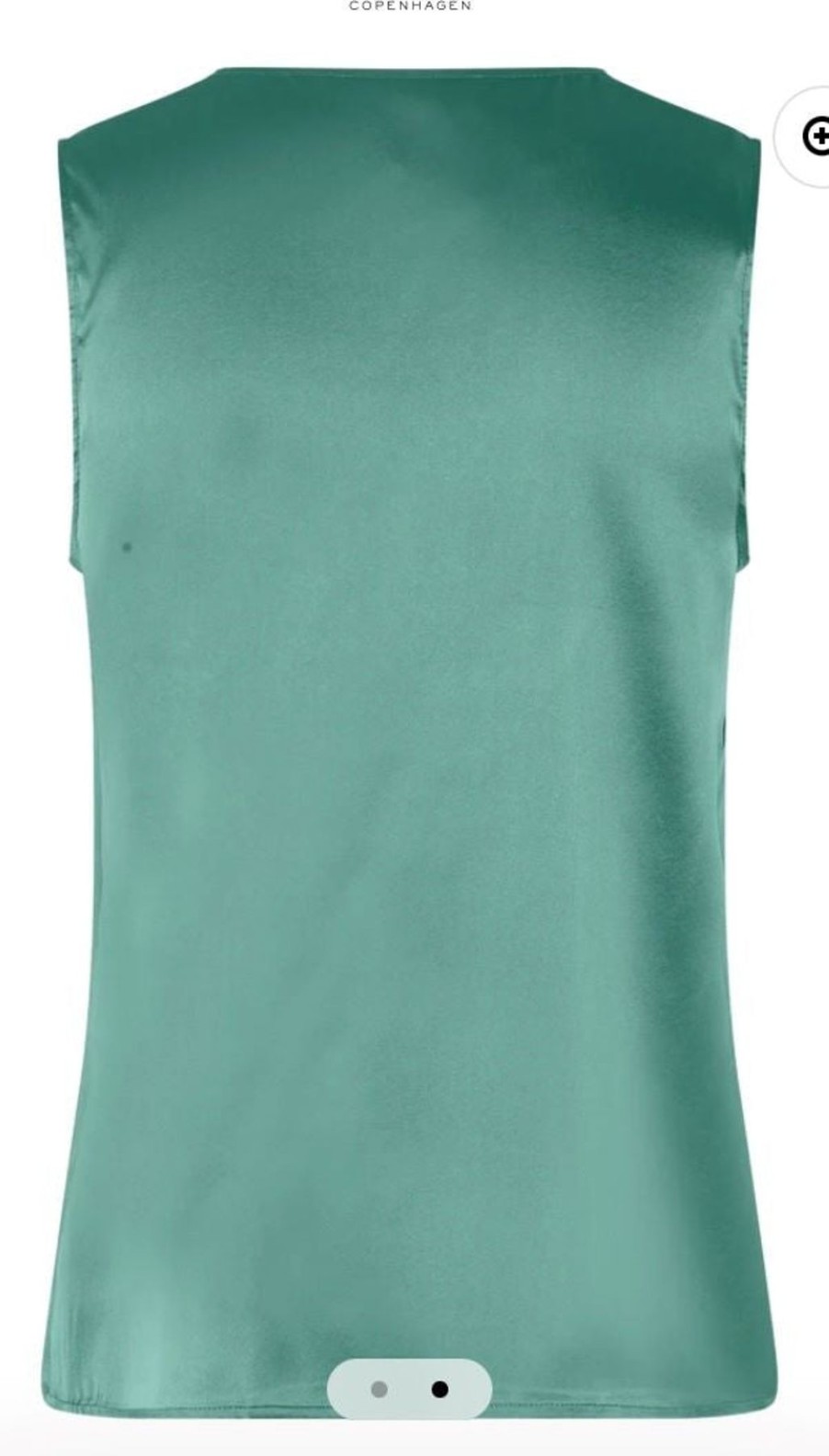 By Product Rosemunde | Eucalyptus Silk Camisole Top Green