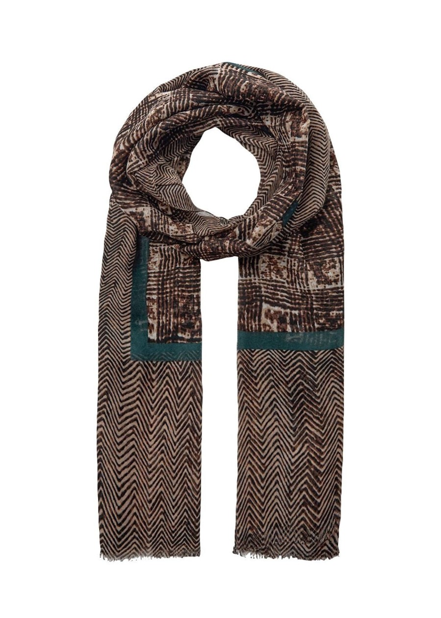 By Accessory Soya Concept | Taffy Scarf - Green Black