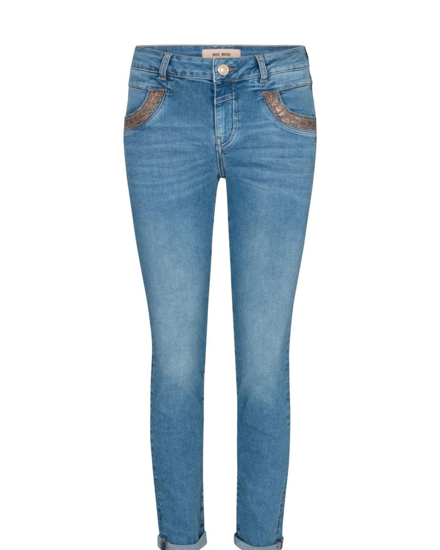 By Product Mos Mosh | Naomi Arrow Jeans Blue