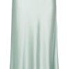 By Product Charlotte Sparre | Mermaid Satin Silk Skirt Green