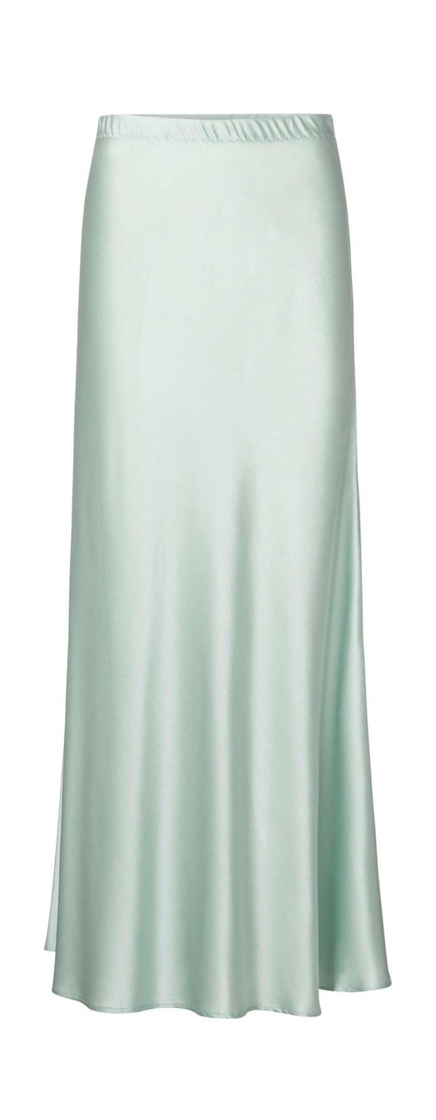 By Product Charlotte Sparre | Mermaid Satin Silk Skirt Green