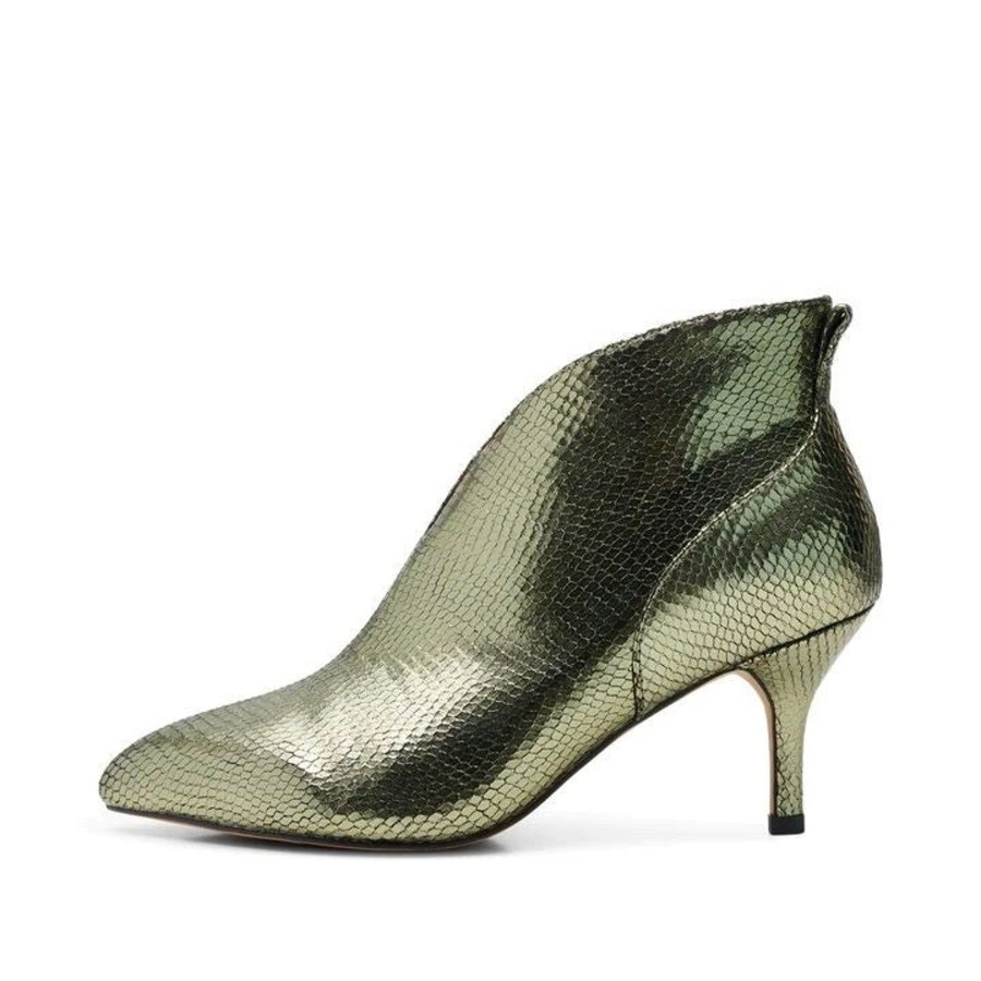 By Product Shoe the Bear | Valentine Shoe Boot Olive Silver